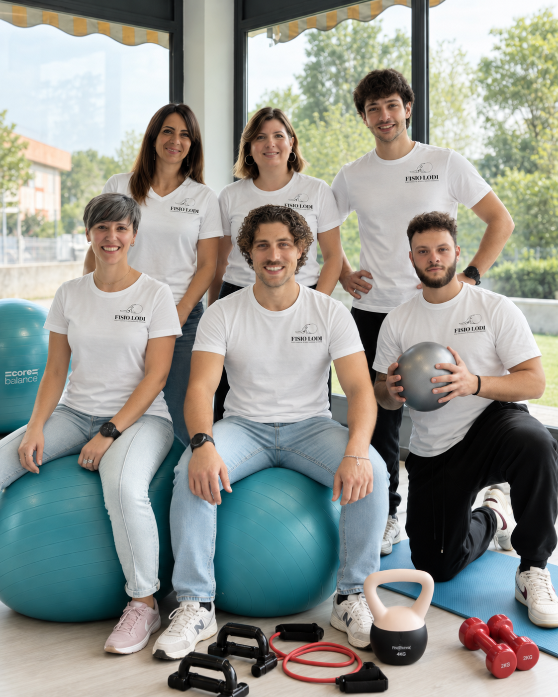 Il gruppo di professionisti di Fisio Lodi